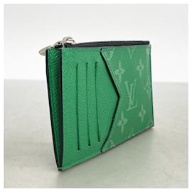 Louis Vuitton-Porte-cartes à pièces Taigarama de Louis Vuitton-Vert