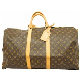 Louis Vuitton-Louis Vuitton Monogram Keepall Bandouliere 55-Brown