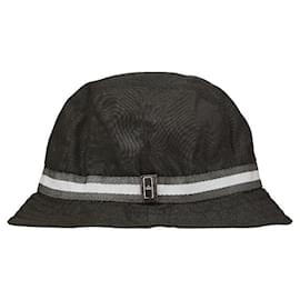 Gucci-Gucci Nylon Bucket Hat Khaki Gray M-Green