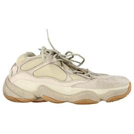 Yeezy-Yeezy 500 Stone Sneakers in Grey Suede-Grey