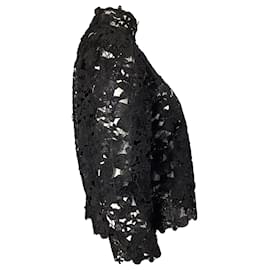 Ba&Sh- Ba&Sh Paul Lace Blouse in Black Polyester-Black