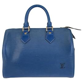Louis Vuitton-Louis Vuitton Epi Speedy25 Handbag M43015-Blue