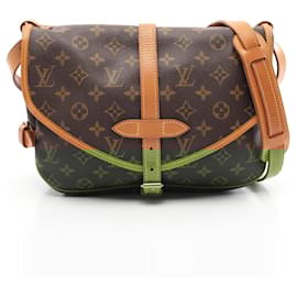 Louis Vuitton-Louis Vuitton Monogram Saumur 30 Shoulder Bag M42256-Brown