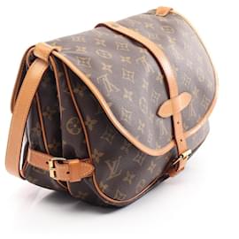 Louis Vuitton-Louis Vuitton Monogram Saumur 30 Shoulder Bag M42256-Brown