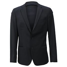 Dolce & Gabbana Single-Breasted Blazer in Navy Blue Polyester Blue Navy blue
