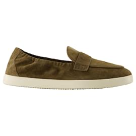 Tory Burch-Ballerines Sport - Tory Burch - Cuir - Marron-Marron