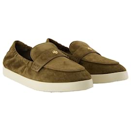 Tory Burch-Ballerines Sport - Tory Burch - Cuir - Marron-Marron