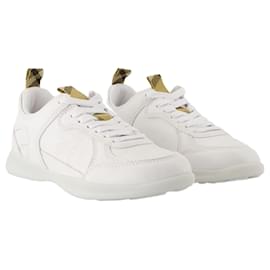 Burberry-Lf Blade Sneakers - Burberry - Leather - White-White