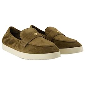 Tory Burch-Ballerines Sport - Tory Burch - Cuir - Marron-Marron