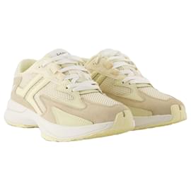 Lanvin-Jla Sneakers - Lanvin - Leather - Beige-Brown,Beige