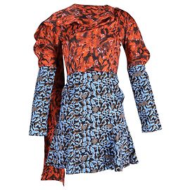 Robe Mini Imprimée Christian Dior 2016 en Viscose Multicolore Autre