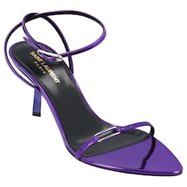 Saint Laurent-Saint Laurent Kitty Sandal Sandal-Purple