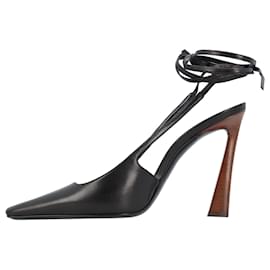 Saint Laurent-Saint Laurent Blade 'Black Pointed Toe Stiletto'-Black