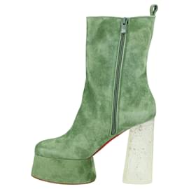 Christian Louboutin-Christian Louboutin Izamayaz GREEN Boot-Green