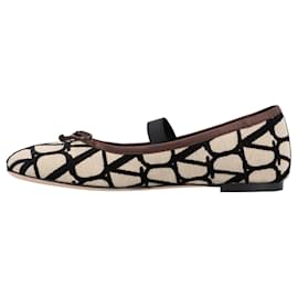 Valentino Garavani-Valentino Garavani Ballerinas Beige-Brown,Beige