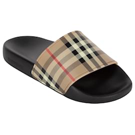 Burberry-Burberry Slides Archive Beige for Women-Brown,Beige