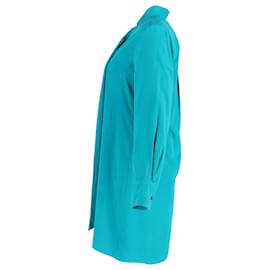 Chloé-Chloé TIe Neck Blouse in Turquoise Silk-Other