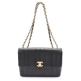 Chanel-Chanel Grained Calfskin Mademoiselle Shoulder Bag 3489788-Black