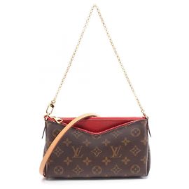 Borsa Clutch 2way Monogram Pallas Louis Vuitton M41638 Marrone