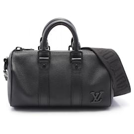 Louis Vuitton-Louis Vuitton Aerogram Keepall XS Handbag M80950-Black