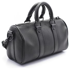 Louis Vuitton-Louis Vuitton Aerogram Keepall XS Handbag M80950-Black