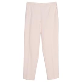 Maison Martin Margiela-Maison Margiela Straight Leg Trousers in Pastel Pink Polyester-Brown,Pink