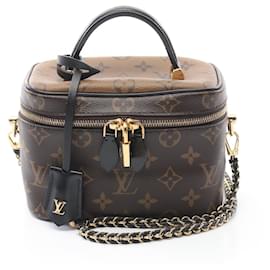 Louis Vuitton-Louis Vuitton Monogram Reverse Vanity NV PM Handbag M45165-Brown