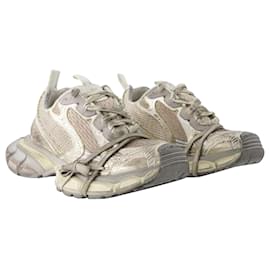 Balenciaga-3XL Sneakers - Balenciaga - Mesh - Eggshell-Brown,Beige