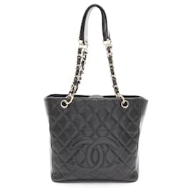 Chanel-Sac tote Chanel Caviar Skin Matelassé PST A20994-Noir