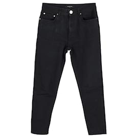 Autre Marque-Mother of Pearl High Waisted Jeans in Black Cotton-Black