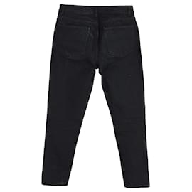 Autre Marque-Mother of Pearl High Waisted Jeans in Black Cotton-Black