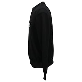 Balenciaga-Suéter Balenciaga Logo Est. 1917 em algodão preto-Preto