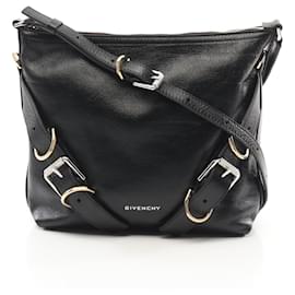Givenchy-Givenchy Leather VOYOU Shoulder Bag BB50YYB1Q7001-Black