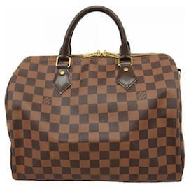 Louis Vuitton-Louis Vuitton Damier Speedy Bandouliere 30 Handbag-Damier ebene