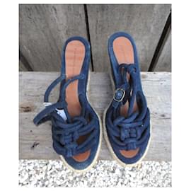 Tila March-Sandals-Navy blue