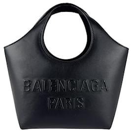 Balenciaga-Sac à main en cuir Balenciaga Mary Kate XS-Noir
