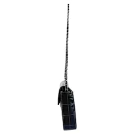 Chanel-Chanel Black Patent Leather Shoulder Bag-Black