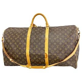 Louis Vuitton-Louis Vuitton Monogram Keepall Bandouliere 60-Brown