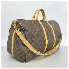 Louis Vuitton-Louis Vuitton Monogram Keepall Bandouliere 60-Brown