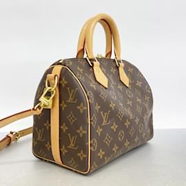 Louis Vuitton-Louis Vuitton Monogram Speedy Bandouliere 25 Handbag-Brown