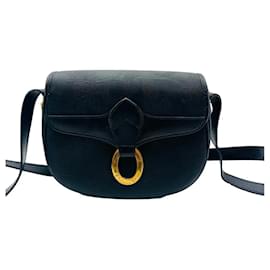 Dior-Christian Dior shoulder bag model Oblique in black version-Black