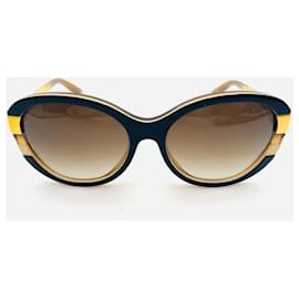 Louis Vuitton-Lunettes de soleil Louis Vuitton modèle Petit Soupçon Cat Eye-Marron