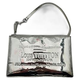 Louis Vuitton-LOUIS VUITTON mirror model Inventor pouch-Silvery