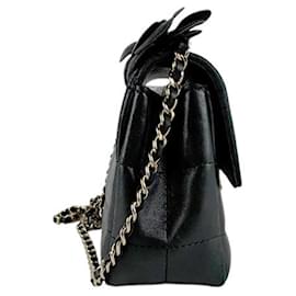 Chanel-Chanel Black Leather Shoulder Bag-Black