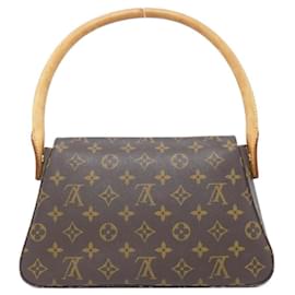 Louis Vuitton-Louis Vuitton Monogram Mini Looping Shoulder Bag-Brown,Monogram