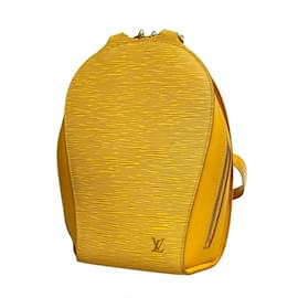 Louis Vuitton-Louis Vuitton Epi Mabillon Backpack-Yellow
