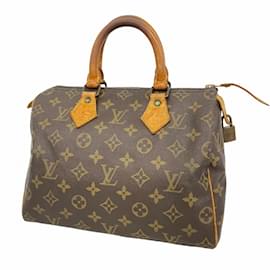 Louis Vuitton-Louis Vuitton Monogram Speedy 25 Handbag-Brown