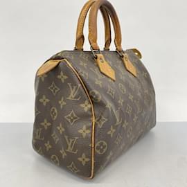 Louis Vuitton-Louis Vuitton Monogram Speedy 25 Handbag-Brown