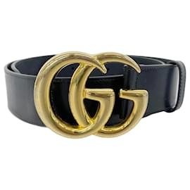Gucci-Gucci GG Marmont Leather Belt-Black