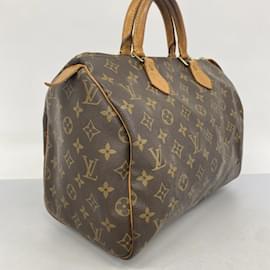 Louis Vuitton-Louis Vuitton Monogram Speedy 30 Handbag-Brown